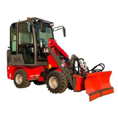 Empurrador de neve carregador de rodas
