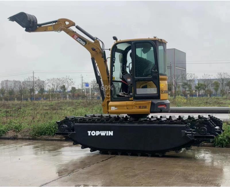 Mini Escavadeira Anfíbia Amphibious Mini Excavator
