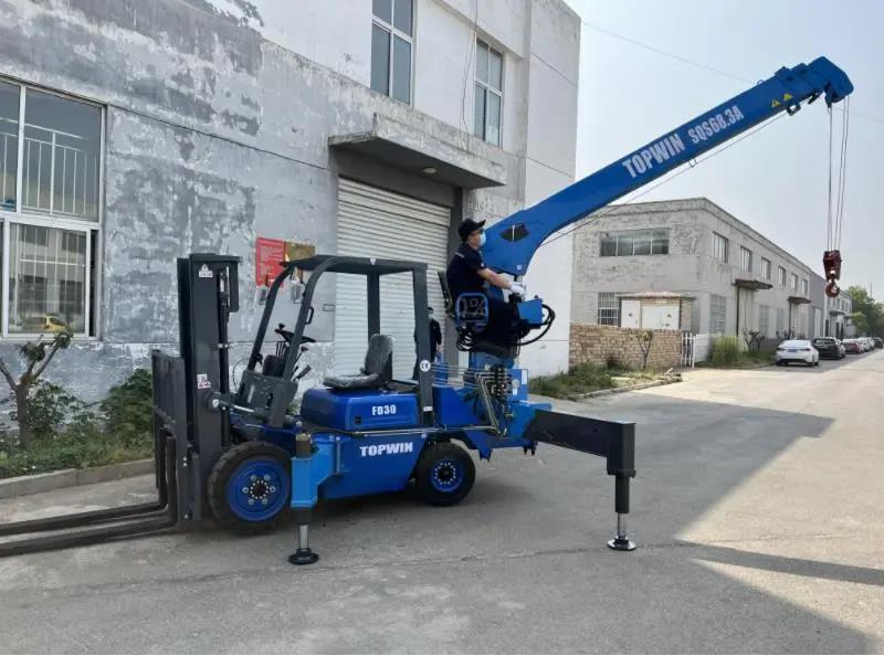 Benefícios de guindastes de empilhadeira Benefits of forklift cranes